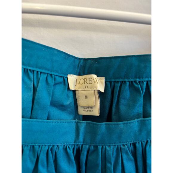 Pre-Loved  J.Crew Teal Square Neck Blouse (Size M) - Picture 5 of 5